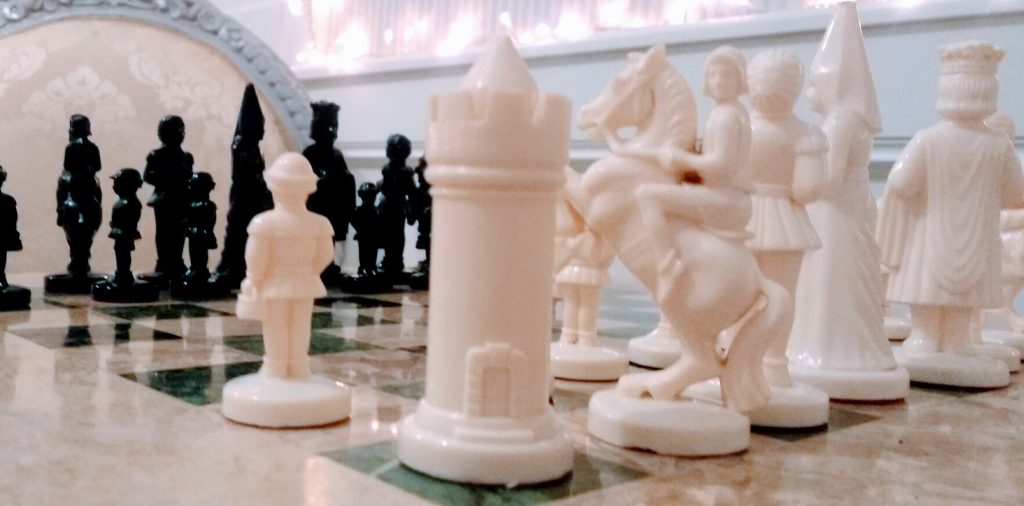 Čierna a biela, štýlový šach