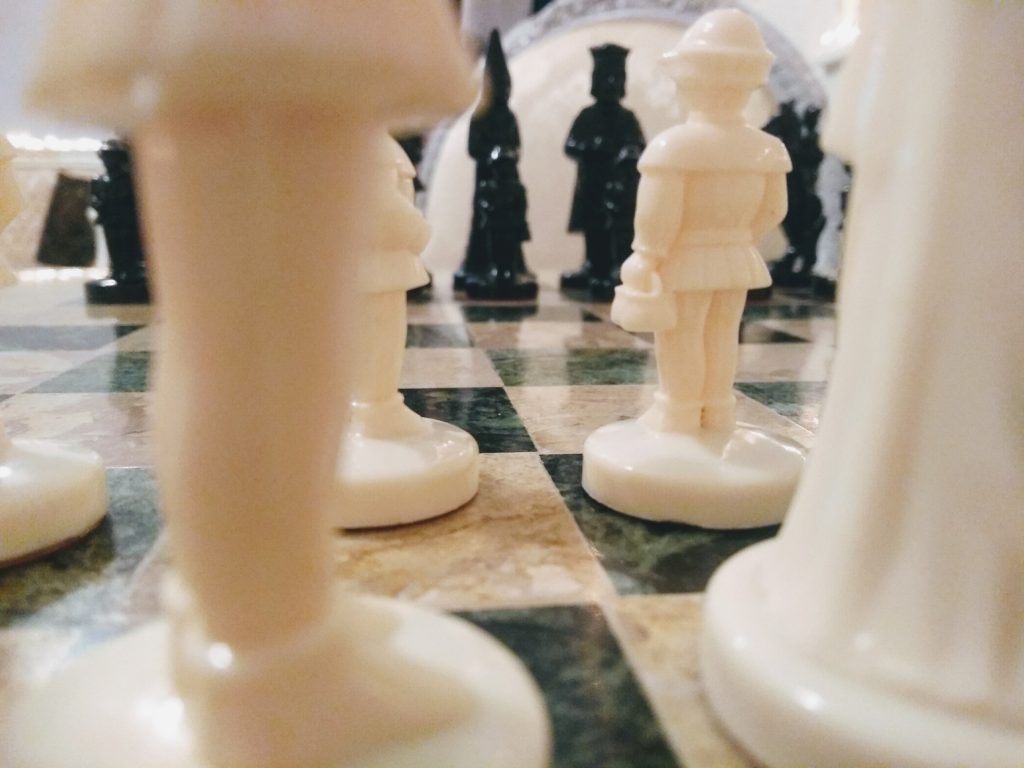 Čierna a biela, štýlový šach
